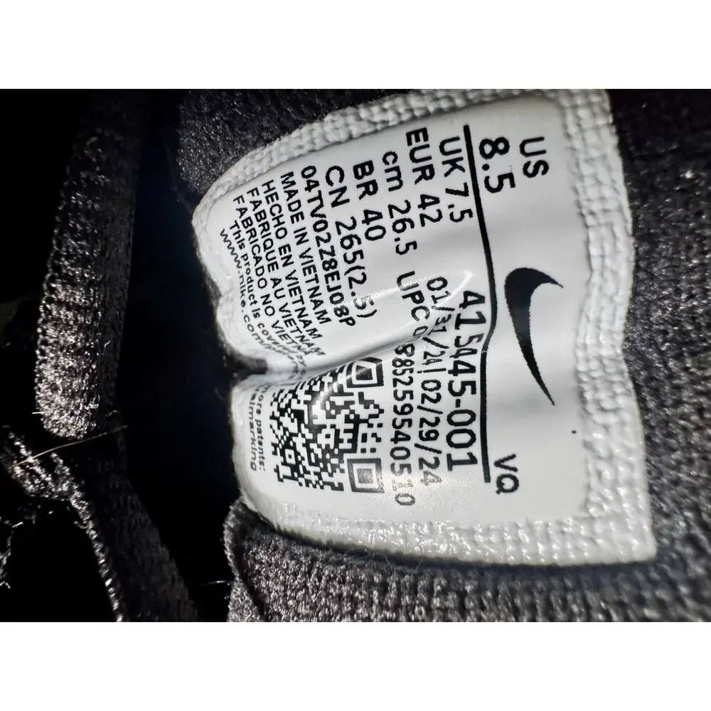Nike Air Monarch 4 Triple Black Sneakers 415445-001